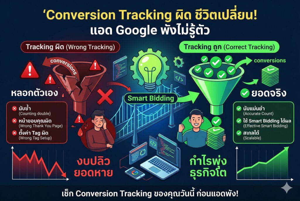 Conversion Tracking คืออะไร, โฆษณา Google Ads, ยิงแอด Google, การตลาดออนไลน์, เพิ่มยอดขาย