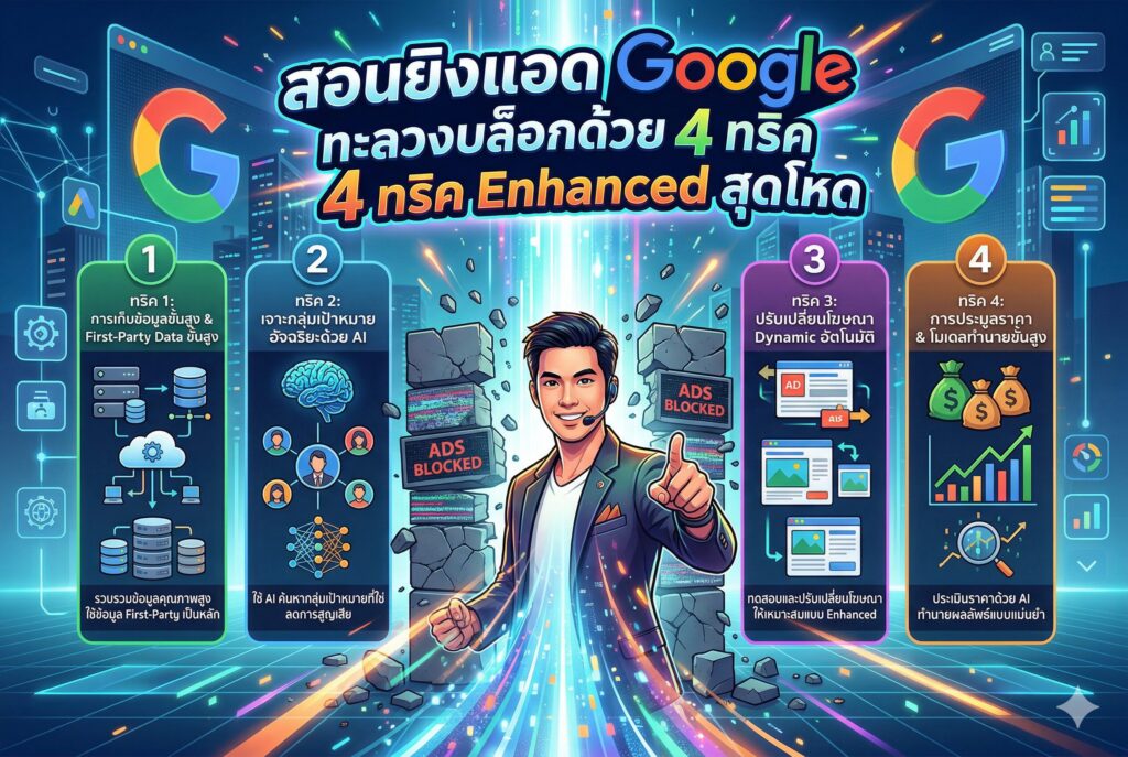 สอนยิงแอด Google, Enhanced Conversions, วัดผลโฆษณา, คอนเวอร์ชัน, เพิ่มกำไร