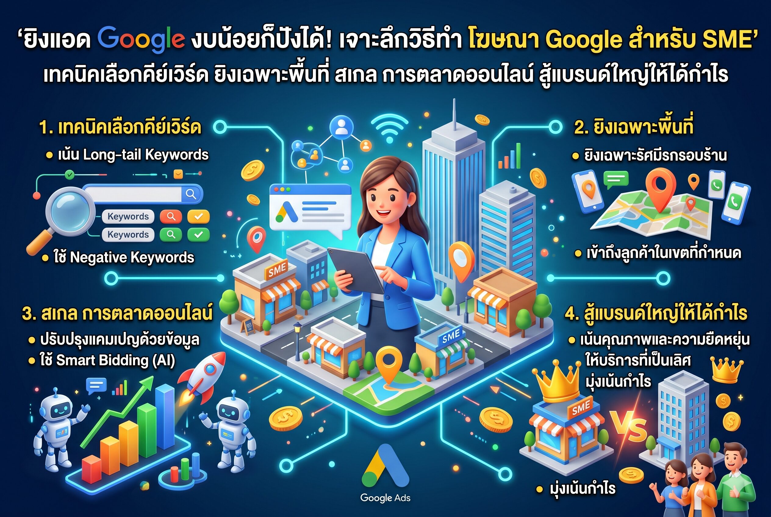 ยิงแอด Google - ยิงแอด Google งบน้อยก็ปังได้ เจาะลึกวิธีทำ โฆษณา Google สำหรับ SME