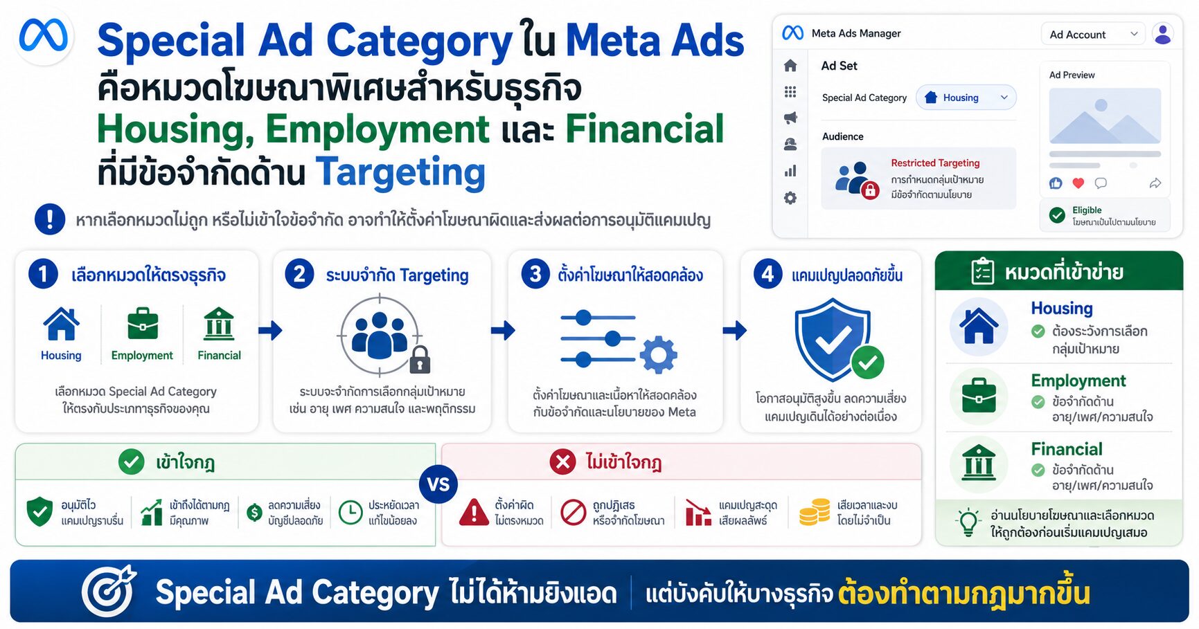 Special Ad Category Meta Ads Facebook Ads Housing Ads Employment Ads และ Financial Ads