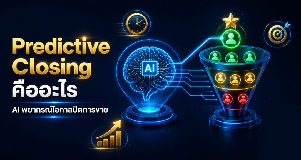 Predictive Closing คืออะไร: AI พยากรณ์โอกาสปิดการขาย