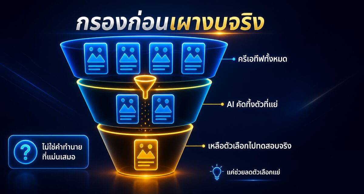 Synthetic Audience Testing: ทดสอบแอดด้วย AI ก่อนยิงจริง 1 Synthetic Audience Testing ทดสอบแอดด้วย AI จำลองลูกค้าก่อนยิงจริง