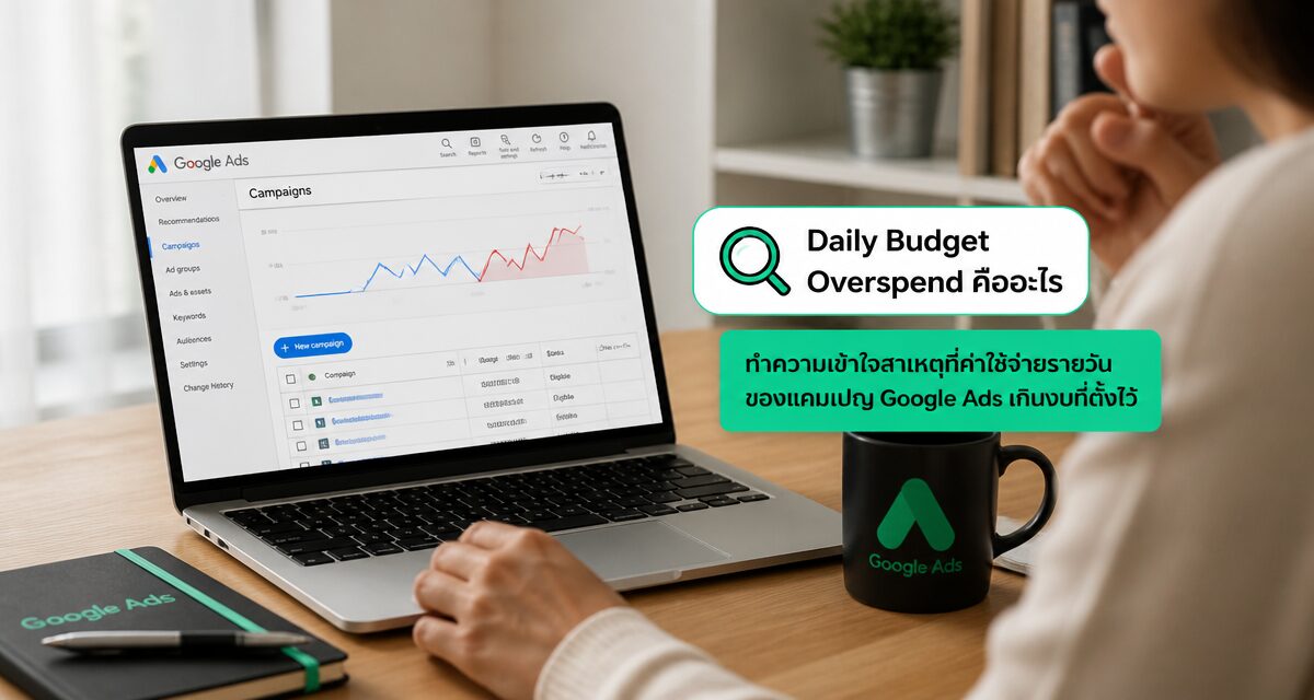 google ads ค่าใช้จ่ายเกินงบรายวัน กฎ AI Smart Bidding ปี 2026