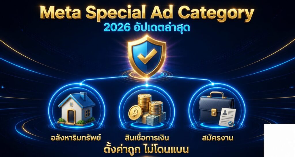 Meta Special Ad Category 2026: อสังหา สินเชื่อ ไม่โดนแบน